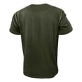 thumbnail image 4 of Shirts for Men Short Sleeve,Mens Casual Short Sleeve Henley Shirts Comfortable Cotton Vintage Raglan Sleeve T-Shirts with Soft Button Placket, 4 of 6