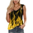 thumbnail image 1 of Débardeurs pour Femmes, Camisole Imprimée Sans Manches T-Shirt Ample, 1 of 6