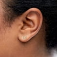 thumbnail image 2 of PicturesOnGold.com Initial Earrings for Women Initial Earrings - 14K Solid Yellow Gold.., 2 of 8