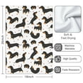 thumbnail image 3 of 2 Pcs Funny Kitchen Towels,Dachshund and Heart Microfiber Dish Towels,Kitchen Tea Towels,Kitchen Towel Set (18" X 26"), 3 of 3