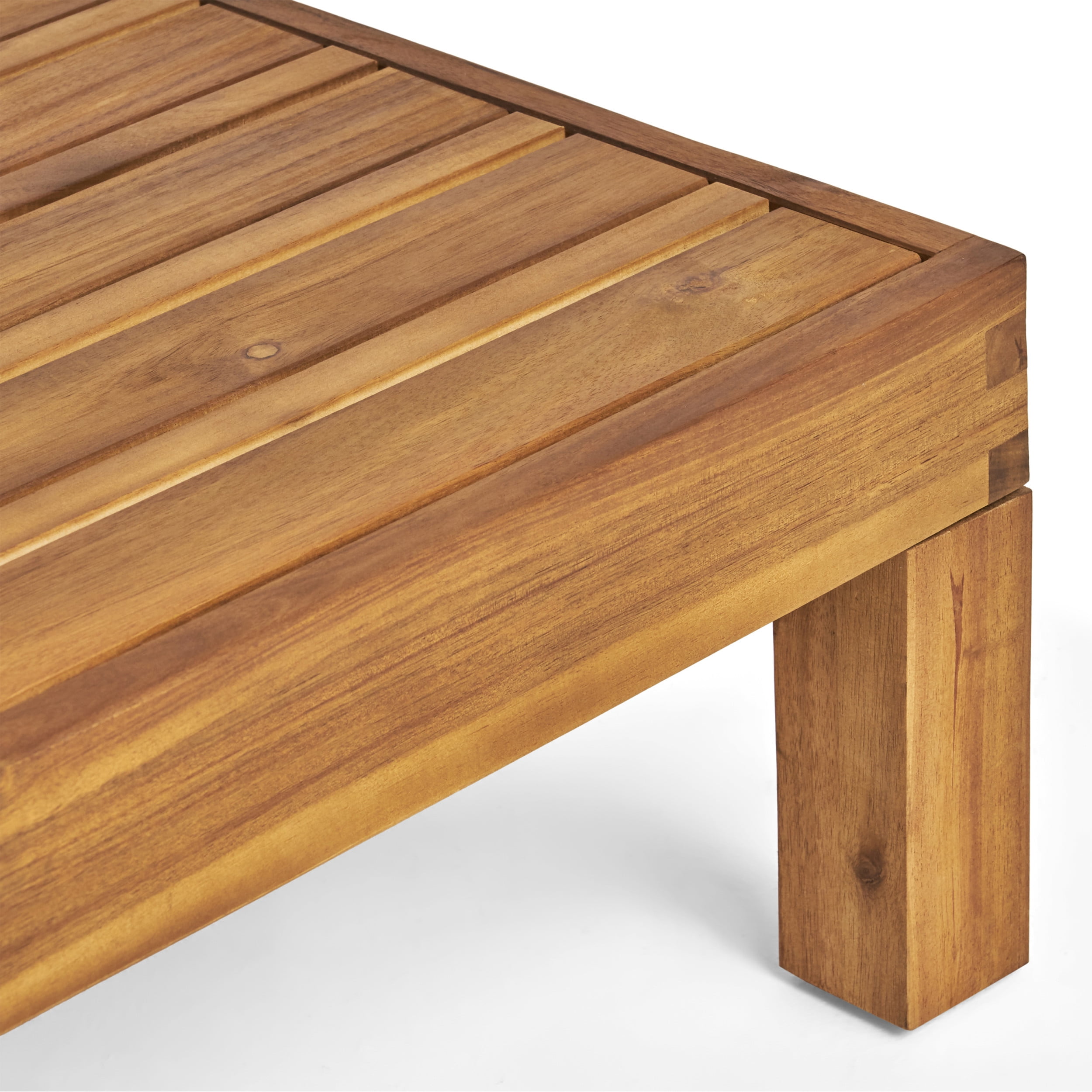 Kaena Acacia Wood Outdoor Coffee Table, Teak