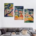 thumbnail image 4 of Nawypu  The Joy of Life 1906 Canvas Art Print Wall Decor by Henri Matisse -12''x16''X3 Panels, 4 of 4