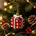thumbnail image 5 of Tepsmf Christmas Hanging Ornaments Santa Snowman Candy Cane Tree Pendants Festive Decor for Indoor Xmas Party Holiday Scene Decoration, 5 of 6