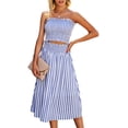 thumbnail image 1 of blouse Florale pour Femmes, Jupe maxi Costume Robe, 1 of 7