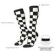 thumbnail image 4 of Fotbe Black and White Checkerboard Calcetas Divertidas Estampadas para Hombre y Mujer, Calcetas de Algodón hasta la Rodilla para Caminar, Correr, Enfermería y Embarazo, 4 of 6