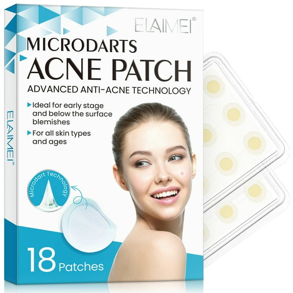 FcBaudy Microneedle Patch 18 Pcs Invisible Makeup Close Up Patch Clean Breathable Concealer Clean Acne patch