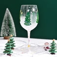 thumbnail image 6 of Christmas Holiday Themed Wine Glass Sophisticated High Stemmed Champagne Flute Elegant Stemwares for Party Use, 6 of 20