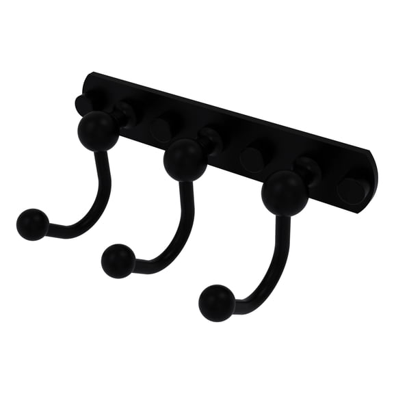 Allied Brass - Prestige Skyline 3 Position Multi Hook in Matte Black