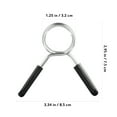 thumbnail image 4 of 12 Pcs Spring Clip Collars Barbell Spring Clips Rotate Lock Dumbbell Clips with Grips, 4 of 8