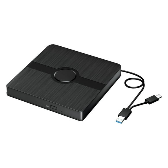 LEEYNEER External Blu Ray Drive CD/DVD Burner Player with Read/Write Capability Portable Blu-Ray Player for PC Laptop Win10