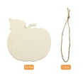thumbnail image 3 of 10 Pcs Wooden Halloween Ornaments Paintable Wooden Pumpkin Crafts for Party Wedding Crafts Hanging Decorations, 3 of 6