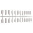 thumbnail image 4 of 1 Set False Nails Wear-resistant Fashionable Classic Trend Different Colors Exquisite Appearance Distinctive Fake Accessories SM17-W White, 4 of 4