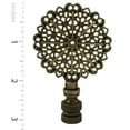 thumbnail image 4 of Royal Designs, Inc. Traditional European Filigree Lamp Finial for Lamp Shade, F-5020AB-2, Antique Brass, Pack of 2, 4 of 4