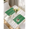 thumbnail image 5 of Green Wood Grain Placemats Set of 8, Farmhouse Texture Vintage Country Placemats for Dining Table, Place Mats for Kitchen Tabletop, Waterproof Wipeable Dining Table Mats Set, 5 of 9
