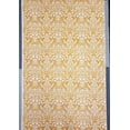 thumbnail image 2 of Gold Floral Damask Tab Top Curtains by Penny's Needful Things (Unlined) (24 Inch Long Two Curtain Panels), 2 of 2