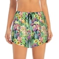 thumbnail image 2 of Fotbe Watercolor Blooming Cactus Womens High Waist Running Shorts Athletic Workout Quick Dry Shorts for Women with Pockets Gym Yoga Summer Shorts-Small, 2 of 9