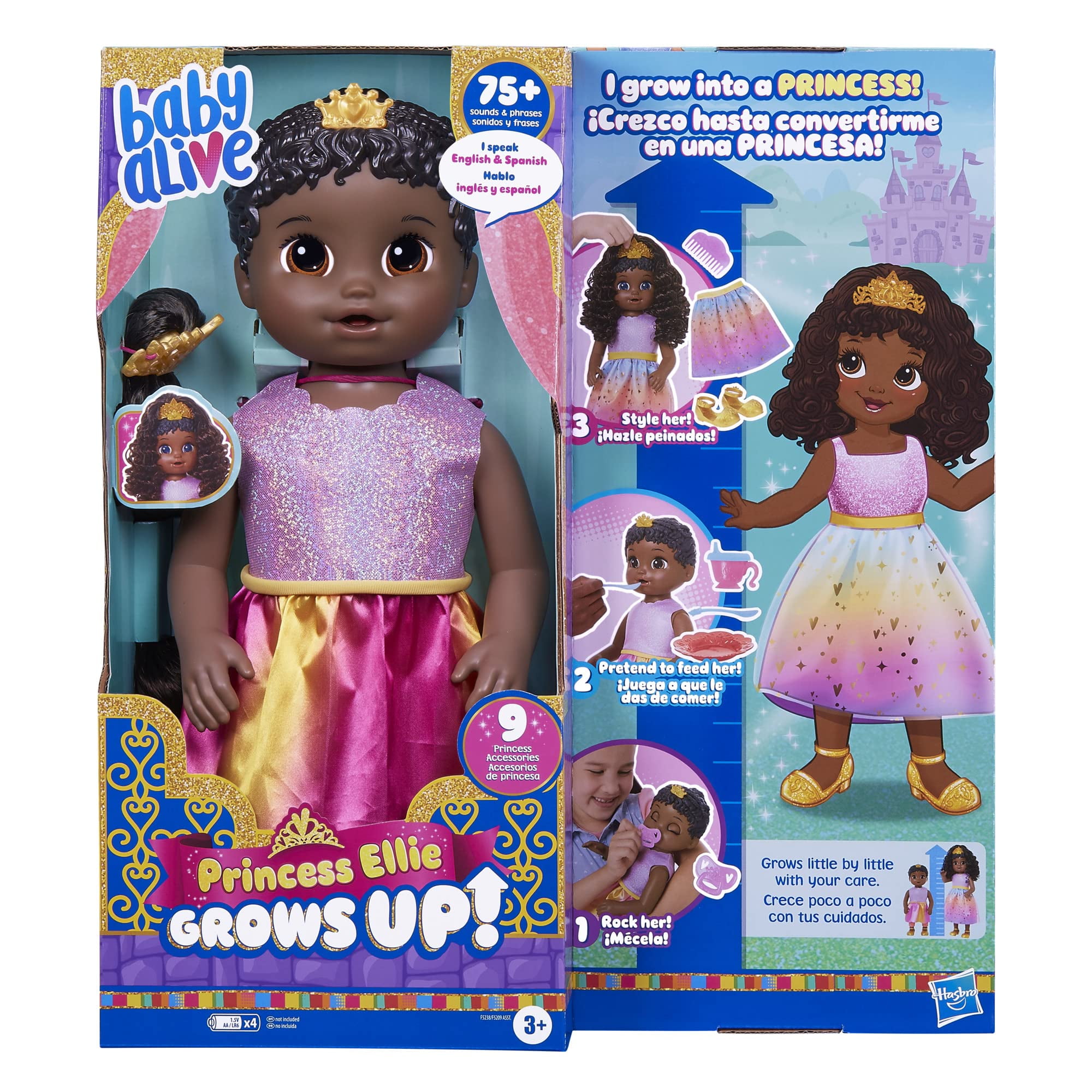 Princess Ellie Baby Alive Bebe Que Crece Princess Ellie MuÃ±ecas