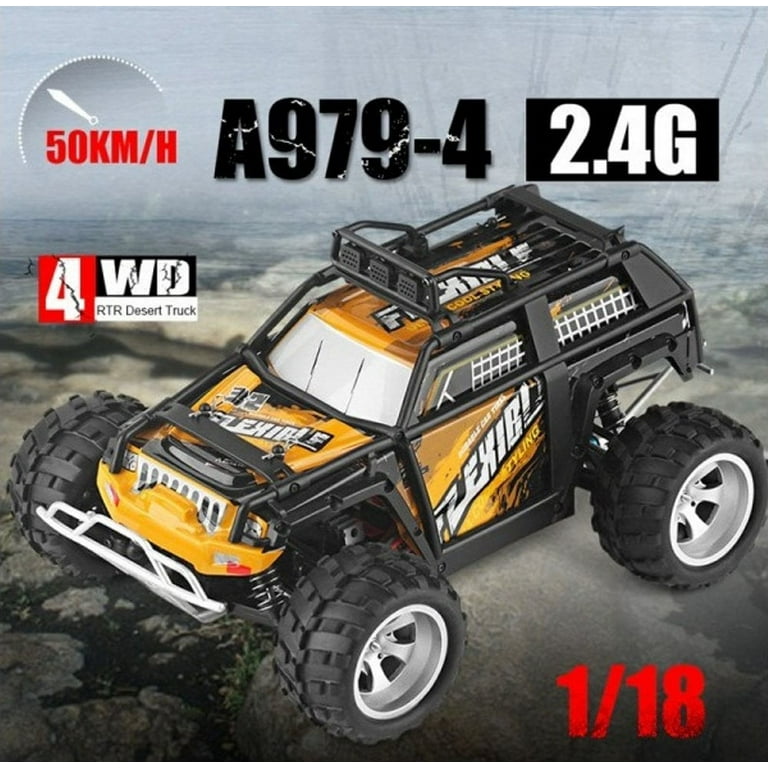 WLtoys A979-4 2.4g 1:18 Radio Remote Control 4wd 50km/h High Speed