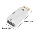 thumbnail image 4 of HDMI-Compatible con el adaptador VGA con salida de audio PROYECTOR DE PROYECTOR DE PROYECTOR DE VIDEO 1080P CONVERTADOR DE DVD Conector de DVD Caja de hombre blanco Scienceny EL005768-01, 4 of 7