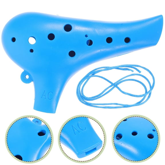 WRITWAA 12-Hole Ocarina Musical Instrument, Compact Portable Flute for Beginners and Music