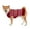Cranberry, variant on Best Furry Friends Sweater for Dogs or Cats, Slate Stripe, X-Small