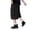 Black, variant on Pants for Boys Lightweight Loose Fit Pocket Elastic Solid Print Cargo Shorts Everyday Wear 6-7 Years