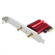 thumbnail image 3 of QCNFA765 WiFi6E Tarjeta WiFi Adaptador Inalámbrico PCIE 5970M Triple Banda 2.4G/5G/6G BT5.2 802.11AX 8DB Antena para Win10/Win11, 3 of 10