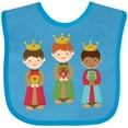 thumbnail image 3 of Inktastic Christmas Three Wisemen Boys or Girls Baby Bib, 3 of 4