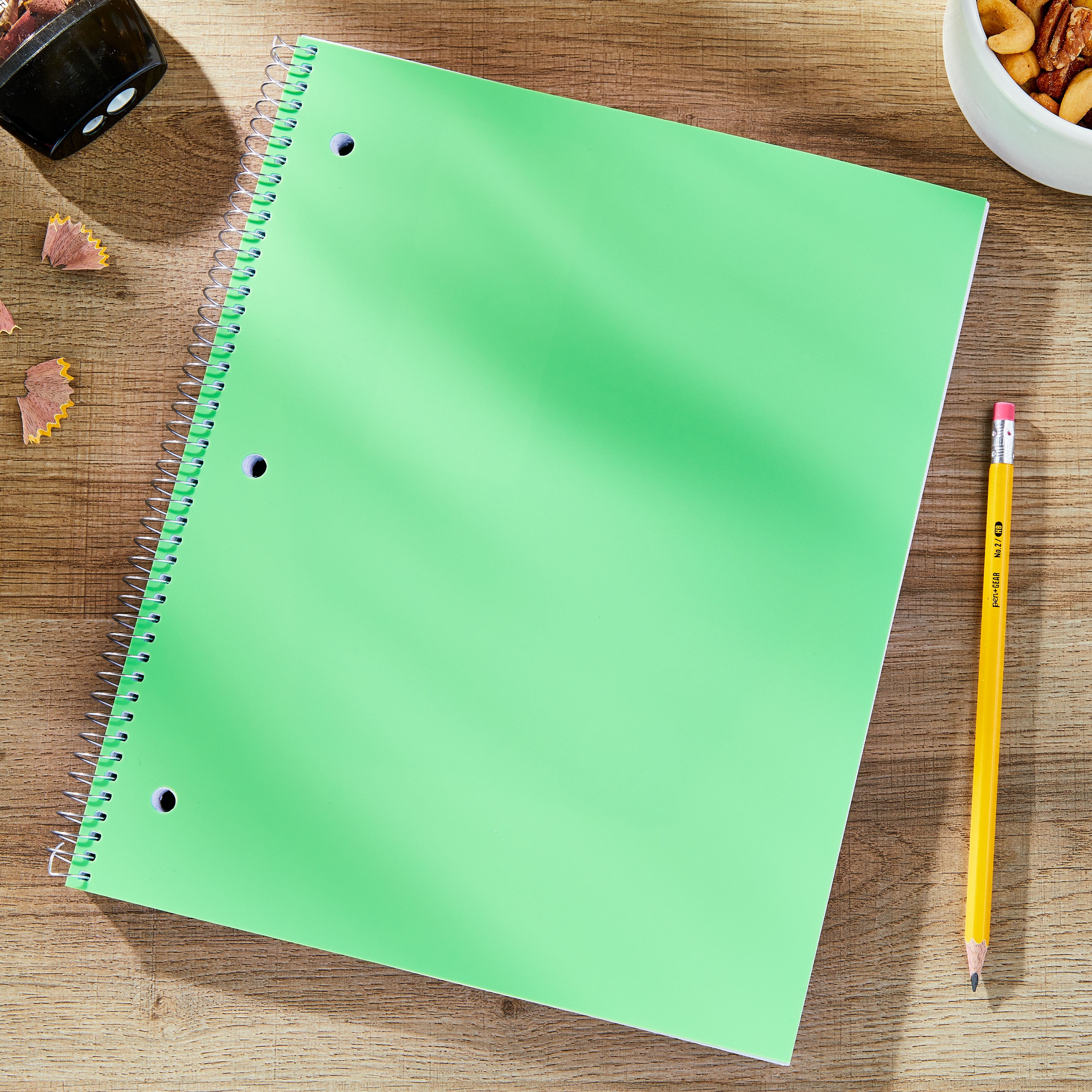 Pen + Gear College Ruled Poly 1-Subject Notebook with Inside Pen + Gear College Ruled Poly 1-Subject Notebook with Inside