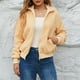 thumbnail image 4 of Puntoco moda mujer cálido Faux Coat Cardigan invierno sólido manga larga prendas de vestir exteriores liquidación Puntoco Puntoco-842, 4 of 5