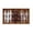 #03, variant on Rustic Woodland Christmas Ornaments, 9 Piece Wooden Finish Hanging Set, for Holiday Tree Fireplace Mantel Decorating, Brown Wooden Finish
