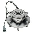 thumbnail image 4 of Detroit Axle - 4pc Front Wheel Bearing Hubs Kit for 04-07 Infiniti QX56 Nissan Titan Pathfinder Armada, 2 Wheel Bearing & Hubs 2 Outer Tie Rod Ends 2004 2005 2006 2007 Replacement, 4 of 8