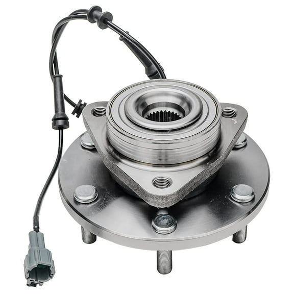 Detroit Axle - Front Wheel Bearing Hub for 2004-2007 Nissan Armada Pathfinder Titan Infiniti QX56 2005 2006 Wheel Hub Bearing Assembly Replacement