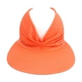 thumbnail image 2 of SPRING PARK Wide Brim Sun Visor Hat Women Large UV Protective Beach Cap Wide Brim Sunscreen Protective Summer Hat for Holiday Design Hat for Holiday, 2 of 8