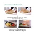 thumbnail image 5 of Cesta de bambú para servir alimentos, cesta tejida a mano, cesta de picnic redonda a prueba de polvo, Vegeta, como se muestra, 5 of 5