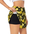 thumbnail image 2 of Haiem Geometric Pattern with Bee Women's 2 in 1 Running Shorts - Lightweight Athletic Workout Gym Yoga Breathable Sports Shorts Liner with Phone Pockets-X-Large, 2 of 9