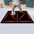 thumbnail image 2 of GARENDE Football Footstep Training Mat Child Training Pace Ball Control Player Equipment Red, 2 of 9