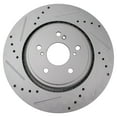 thumbnail image 7 of TRQ Front and Rear Performance Brake Rotors Set Premium G-Coated Cross Drilled & Slotted Fits Select 2014-2016 Acura MDX, 7 of 7