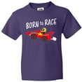 thumbnail image 3 of Inktastic Born to Race- Red Race Car Youth T-Shirt, 3 of 5