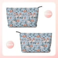thumbnail image 2 of Picia Rose Flowers Printed Cosmetic Bags for Women Makeup Bag Large Capacity Purse Travel Toiletry Zipper Storage Pouch Make up Brushes Organizer for Gifts, 2 of 6