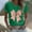 Green, variant on EchfiProm Valentine Shirts for Women Bow Print Graphic Tee Casual Cute Valentine Day Short Sleeve Adults Tops