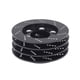 thumbnail image 3 of Pinza de freno de ruedas RC Modelo de simulación de la aleación de aluminio Crawler Actualiza el reemplazo de estilo de automóvil para Axial SCX10 90048 Paquete negro de 4 Methold FN001268-01, 3 of 7