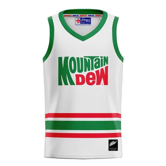 Mountain Dew Heritage Pro Player White Performance Tank