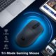 thumbnail image 5 of Ratón inalámbrico para juegos Redragon, ligero (58 g), 24&nbsp;000 DPI, triple modo 2,4 G/Bluetooth/USB-C, sensor PAW3311, batería de 75 h y 6 botones programables para PC/Mac (negro), 5 of 9