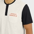 thumbnail image 6 of Men's Darius Rucker Collection by Fanatics Cream Cincinnati Bengals Henley Colorblock Slub Pocket T-Shirt, 6 of 6