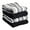 Charcoal, variant on T-Fal Solid & Stripe Premium Kitchen Towels, 4-Pack, Charcoal