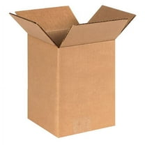 SSBM 6" x 6" x 7" Kraft Corrugated Boxes ECT-32 - 25 per Case