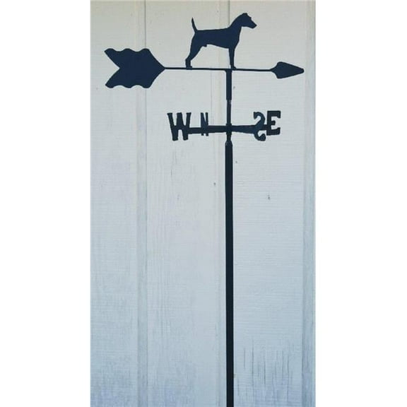 The Lazy Scroll  Jack Russell Terrier Garden Mount Weathervane