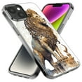 thumbnail image 2 of MUNDAZE Apple iPhone 13 Mini Ancient Lion Sculpture Shockproof Clear Hybrid Protective Phone Case Cover, 2 of 5