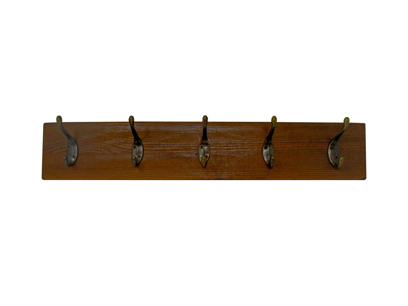 Wall Mounted Rustic Farmhouse Coat Rack with Hooks by Trademark